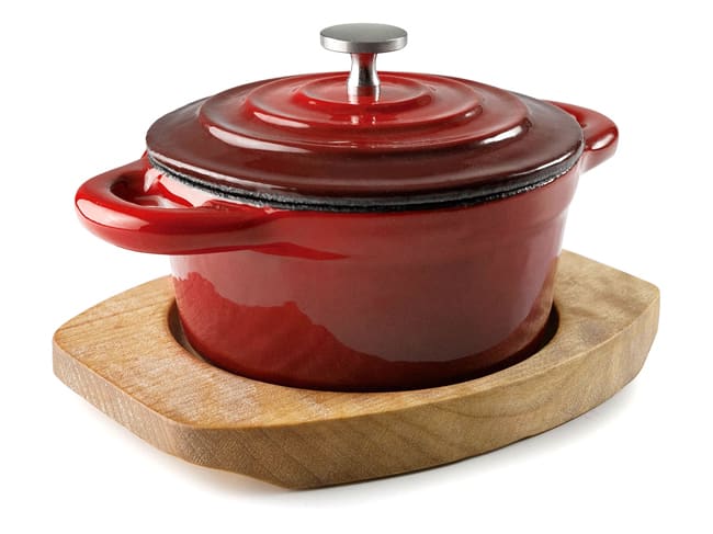 Mini-cocotte - fonte rouge - Ø 10 cm - Lacor