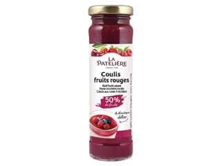 Coulis 4 fruits rouges - 165 g - La Patelière