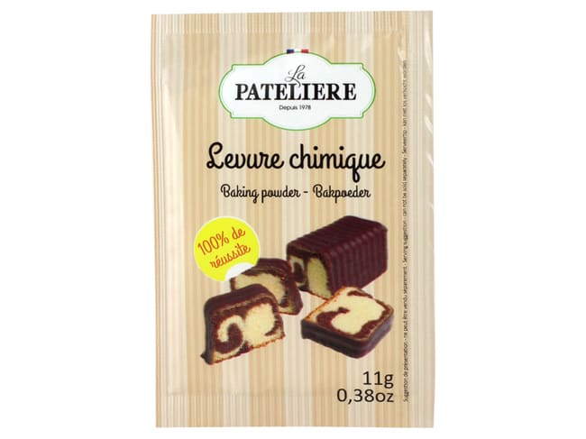 Levure chimique - 6 sachets de 11 g - La Patelière