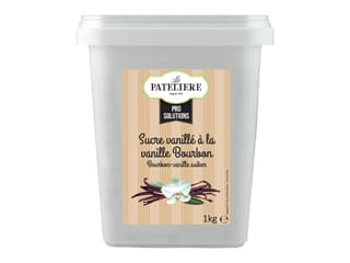 Sucre vanillé naturel - à la vanille Bourbon - 1 kg - La Patelière