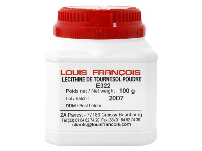 Lécithine de tournesol - en poudre - 100 g - Louis François