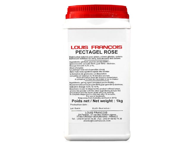 Pectagel rose - 1 kg - Louis François