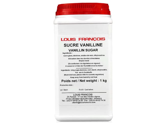 Sucre vanilline - 1 kg - Louis François