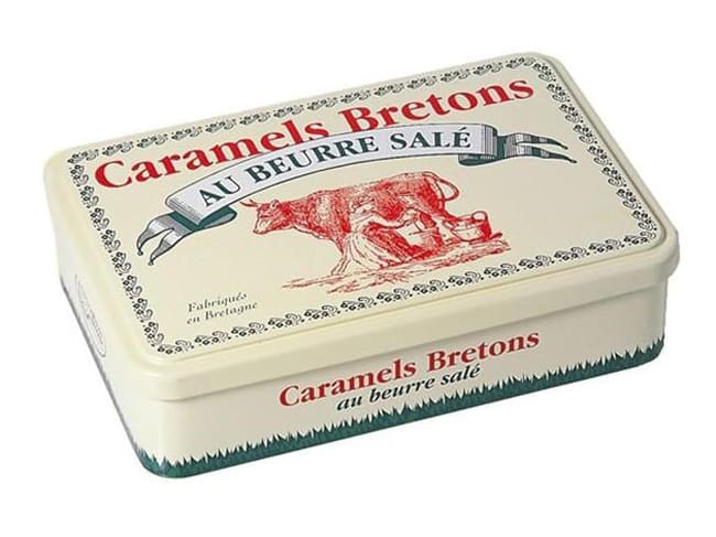 Boite caramels bretons - beurre salé - 150 g - La Maison d'Armorine