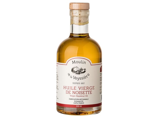 Huile de noisette torréfiée - 20 cl - Moulin de la Veyssière