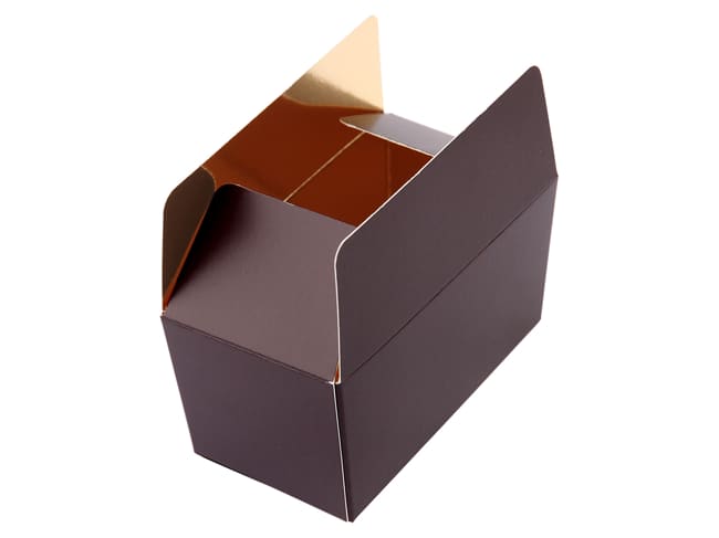 Ballotins moka intérieur Or - pour chocolats - 125 g (x 50)