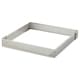 Carré à tarte perforé inox - ht 2 cm - 20 x 20 cm - Mallard Ferrière