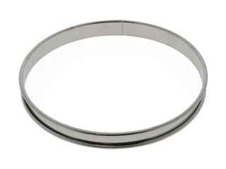 Cercle à tarte inox - ht 2,1 cm - Ø 22 cm - Mallard Ferrière