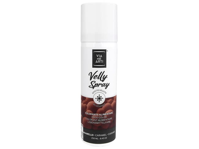 Colorant en spray effet velours - 250 ml - Caramel - Velly Spray