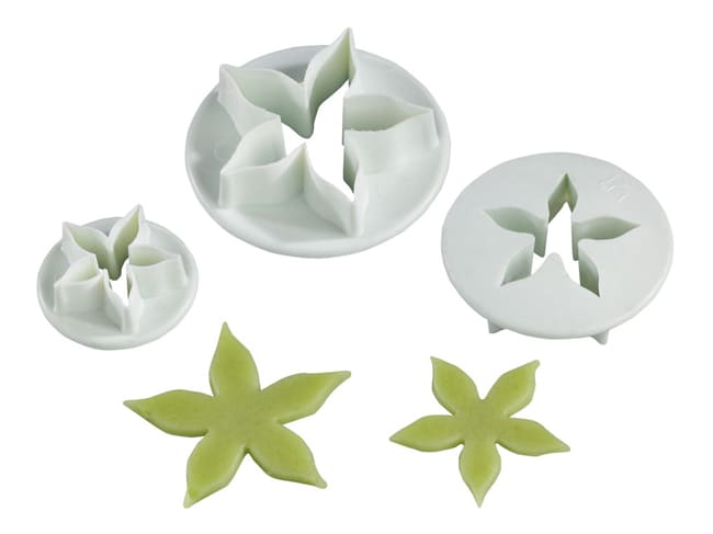 Emporte-pièce fleur - Lot de 3