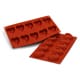 Moule silicone Silicon Flex - 10 savarins coeur 5,6 x 5,2 cm - 30 x 17,5 cm - Silikomart