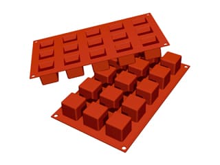 Moule silicone Silicon Flex - 15 mini cubes 3,5 x 3,5 cm - 30 x 17,5 cm - Silikomart