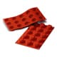 Moule silicone Silicon Flex - 15 tournesols Ø 4,4 cm - 30 x 17,5 cm - Silikomart