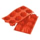 Moule silicone Silicon Flex - 8 charlottes Ø 7 cm - 30 x 17,5 cm - Silikomart