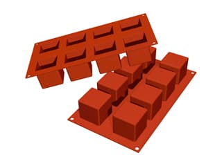 Moule silicone Silicon Flex - 8 cubes 5 x 5 cm - 30 x 17,5 cm - Silikomart