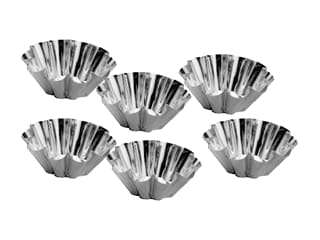 Moule à brioche en fer blanc (x 6) - Ø 10 cm - Mallard Ferrière