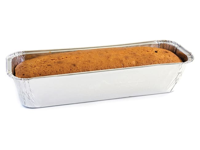 Moule à cake (x 100) - aluminium - 22,4 x 8,4 x ht 7 cm - Mallard Ferrière