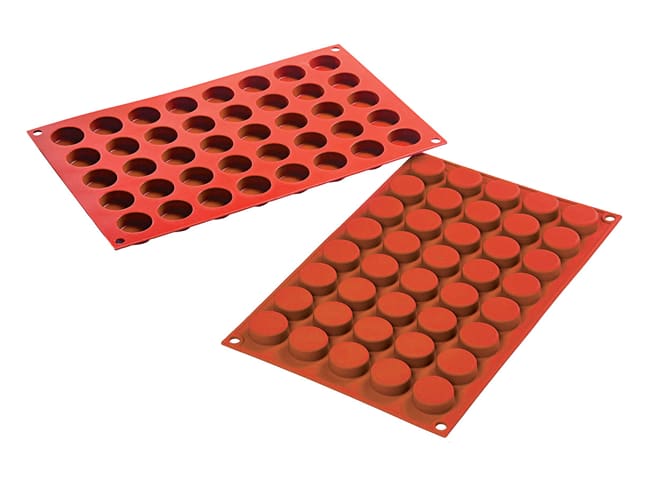 Moule silicone Silicon Flex - 40 pastilles - 30 x 17,5 cm - Silikomart