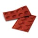 Moule silicone Silicon Flex - 8 florentins Ø 6 cm - 30 x 17,5 cm - Silikomart