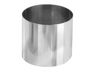 Cercle à mousse - inox - Ø 5 x ht 6 cm - Mallard Ferrière