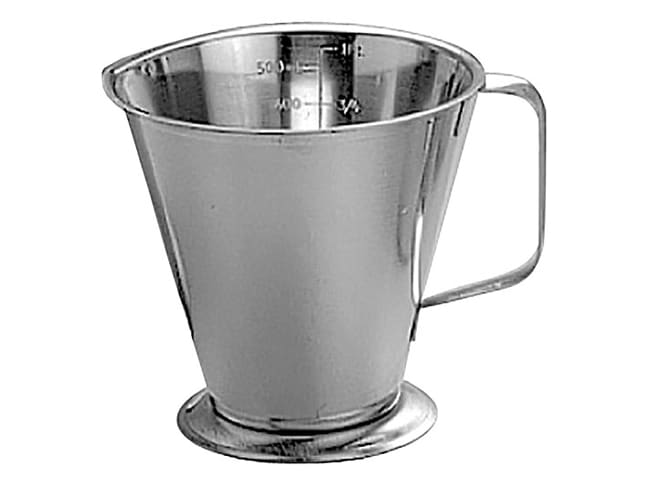 Pot gradué inox - 1/4 litre