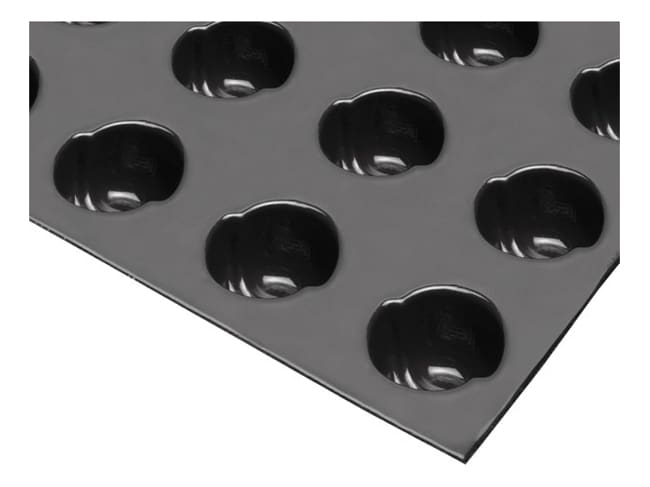 Moule gouttes entrelacées - 60 x 40 cm - Ø 7,6 (15 empreintes) - Flexipan