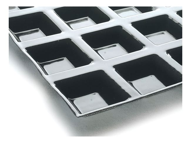 Moule 40 tartelettes carrées - 60 x 40 cm - Flexipan