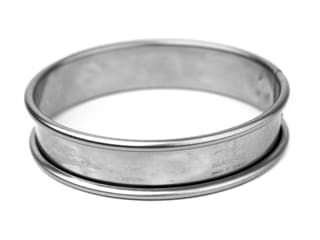 Cercle à tarte inox - ht 1,6 cm - Ø 7 cm - Matfer