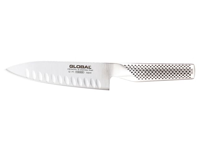 Couteau de cuisine G63 - Lame alvéolée 16 cm - Global