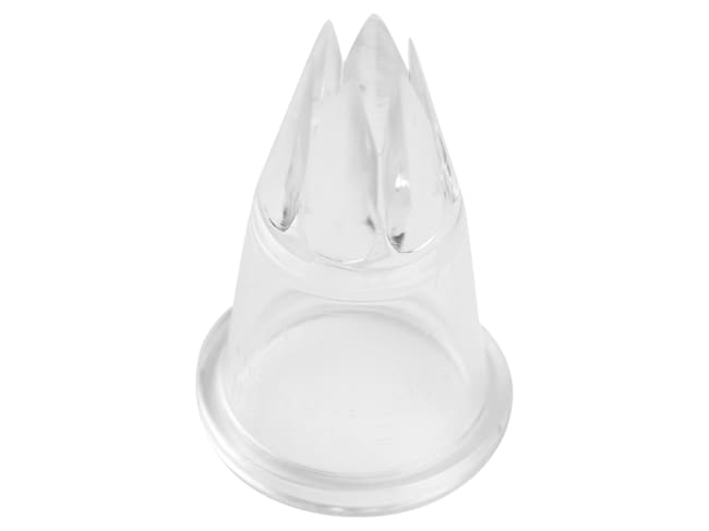 Douille cannelée 6 dents - copolyester - Ø 1,7 cm - F6 - Matfer