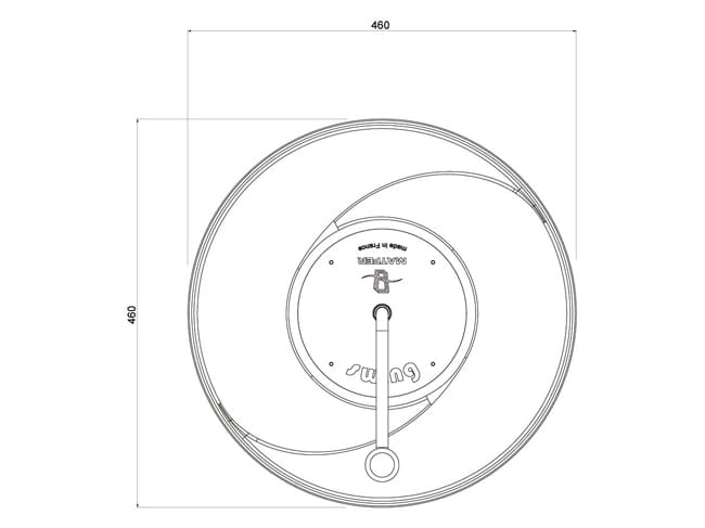 Essoreuse à salade Swing - 10 litres - Matfer