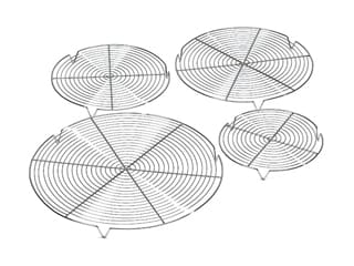 Grille ronde avec pieds