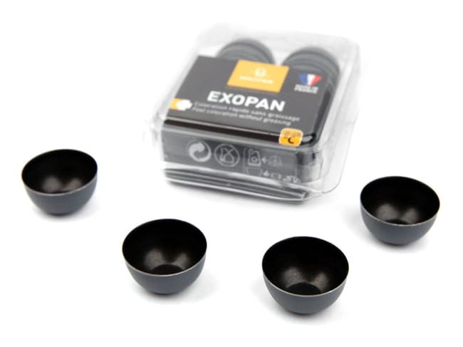 Moule petit four pomponnette (x 25) - Exopan® - Ø 3 cm - Matfer