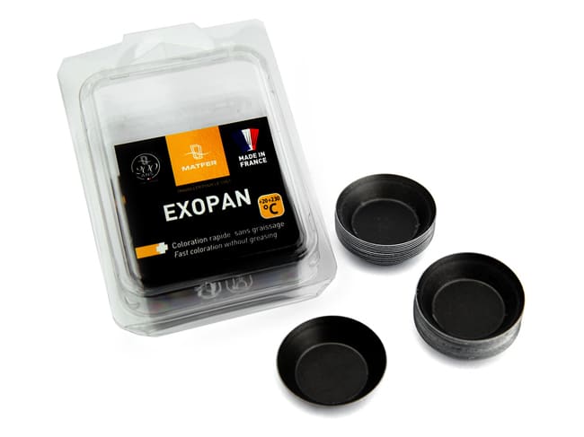 Petit four tartelette (x 25) - Exopan® - Ø 3,5 cm - Matfer