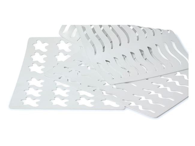 Chablon en silicone - 48 cœurs - Martellato