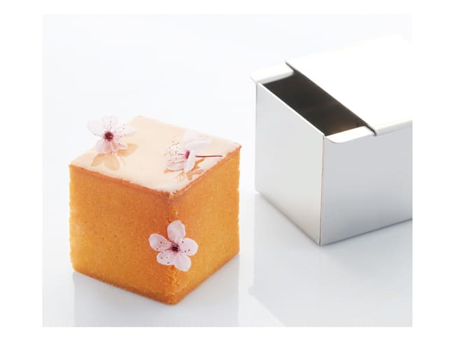 Moule cube inox - 7 x 7 x 7 cm - Martellato