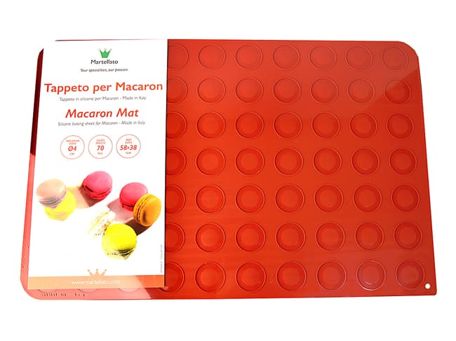 Plaque à macarons en silicone - 58 x 38 cm - Martellato