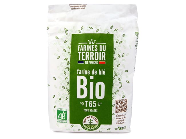 Farine de blé Tradition T65 Bio - 1 kg