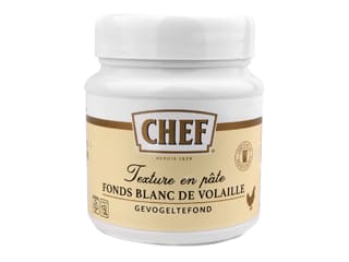 Fond blanc de volaille Premium - en pâte - 630 g - Chef®