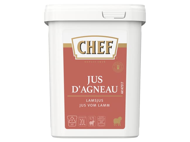 Jus d'agneau déshydraté - 600 g - Chef®