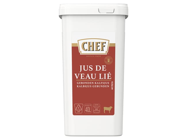 Jus de veau lié - 1,2 kg - Chef®