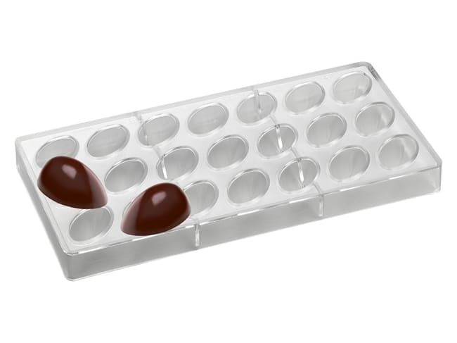 Moule chocolat - bonbons ovale - 21 empreintes - Pavoni