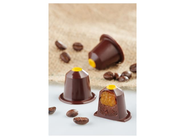 Moule chocolat - capsule de café - Pavoni