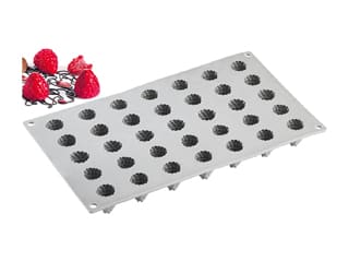 Moule silicone - Framboises Ø 2,4 cm - 30 x 17,5 cm - Pavoni