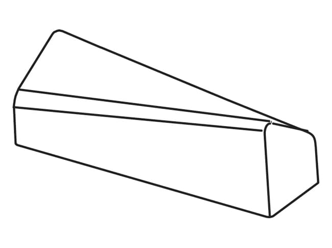 Moule silicone Pavoflex - 20 rectangles vrillés - 60 x 40 cm - Pavoni