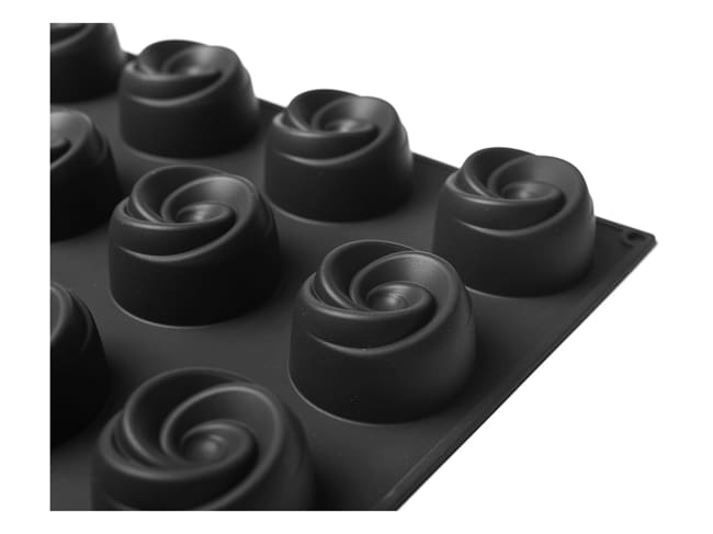 Moule silicone Pavoflex - 24 boutons de roses - 60 x 40 cm - Pavoni