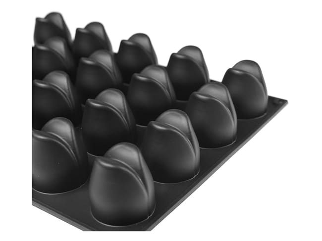 Moule silicone Pavoflex - 20 tulipes - 40 x 30 cm - Pavoni