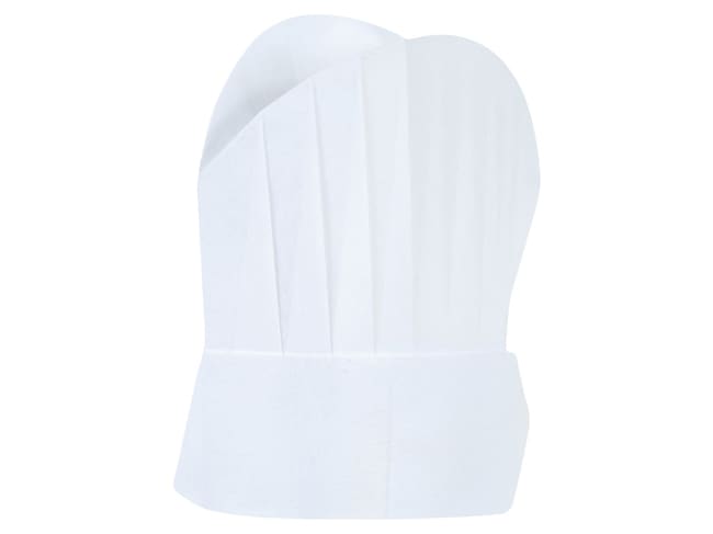 Toque intissée réglable et réutilisable ht 25 cm (x 10) - Robur