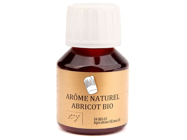Arôme Bio abricot - hydrosoluble - 58 ml - Selectarôme