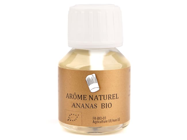 Arôme Bio ananas - hydrosoluble - 58 ml - Selectarôme